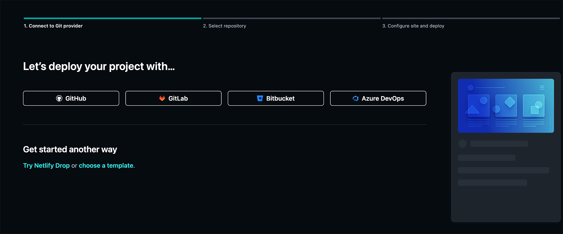 Choose to deploy from GitHub