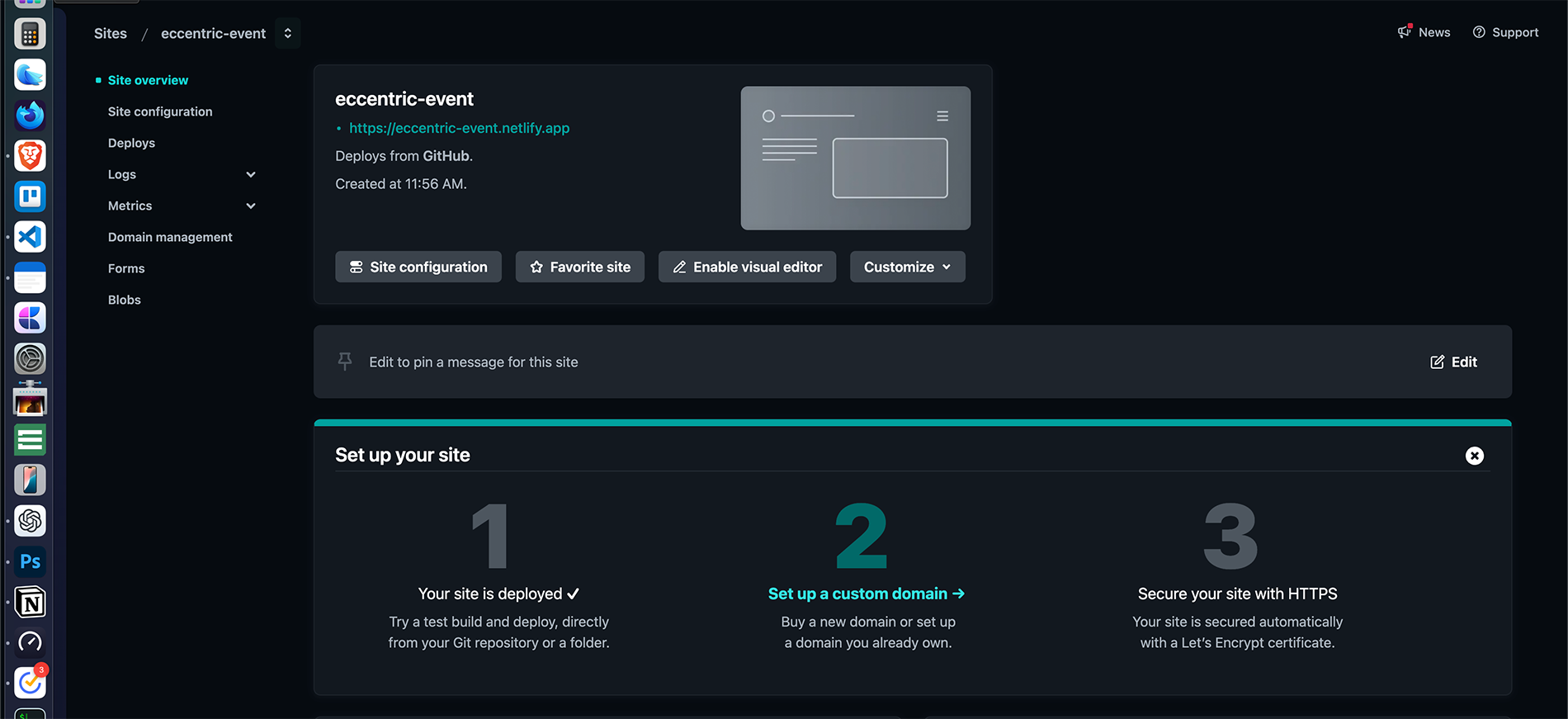 Netlify Deployment Dashboard