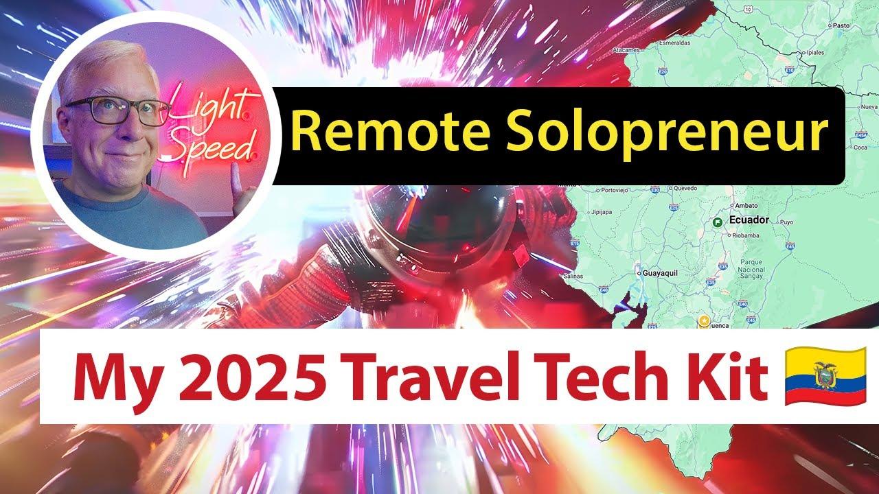 My Travel Tech Kit - Equipment I Use for Videos, Vibe Coding and Zoom Calls